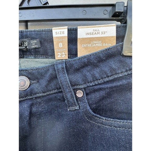 Prana Sienna Fitted True Blue Stretch Organic Tall Inseam 33" Size 8/29 NWT - Picture 12 of 12